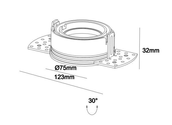 Sleek GU10 Recessed Light , Modern Trimless Downlight , Energy Efficient GU10 Lighting Supplier | Sincerelux